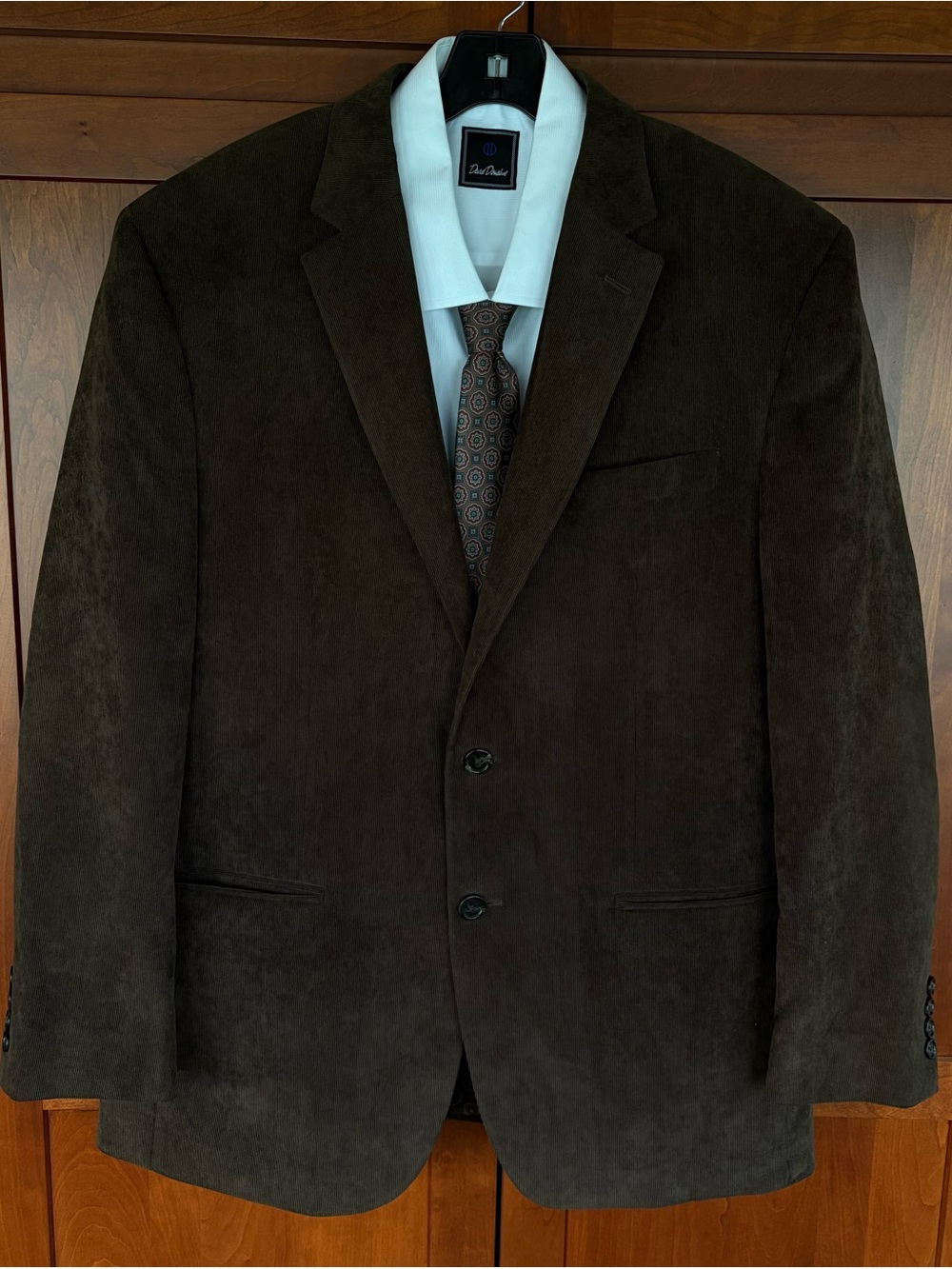 Lauren Ralph Lauren Men's Blazer. Chocolate Brown Corduroy Sports Jacket. Sz 42R
